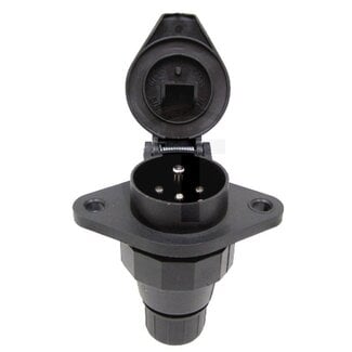 M&K Stekkerdoos 7-polig 24 V, 16 A, nylon, 94 x 66,5 x 91 mm, ISO 1185
