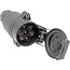 HELLA Socket 7-pin 12 V, 16 A, black, screw connection, ISO 1724 | 8JB001939001
