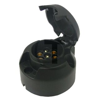 GRANIT Stekkerdoos 7-polig 12 V, 72 x 72 x 58 mm, 1 uitschakelcontact