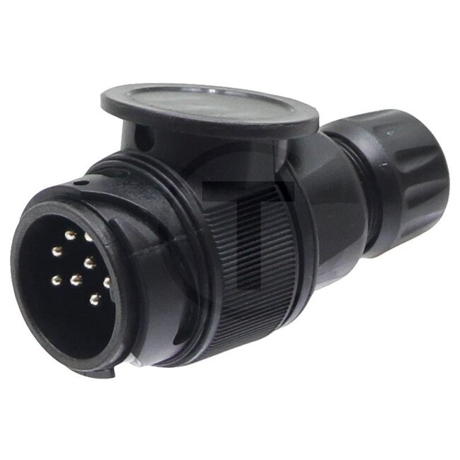 ERICH JAEGER Stecker 13-polig economy, 8 Kontakte, 12 V, Kabel-Ø 6,2 - 8,7 mm