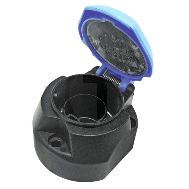 HELLA Steckdose 13-polig - 4558HG 005953001, 8HG005953001 | Anzahl Pole: 13