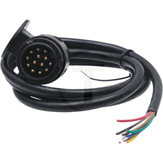 GRANIT Reparatieset stekker 13-polig, 7 x 1 mm², kabel 1500 mm, 12 V