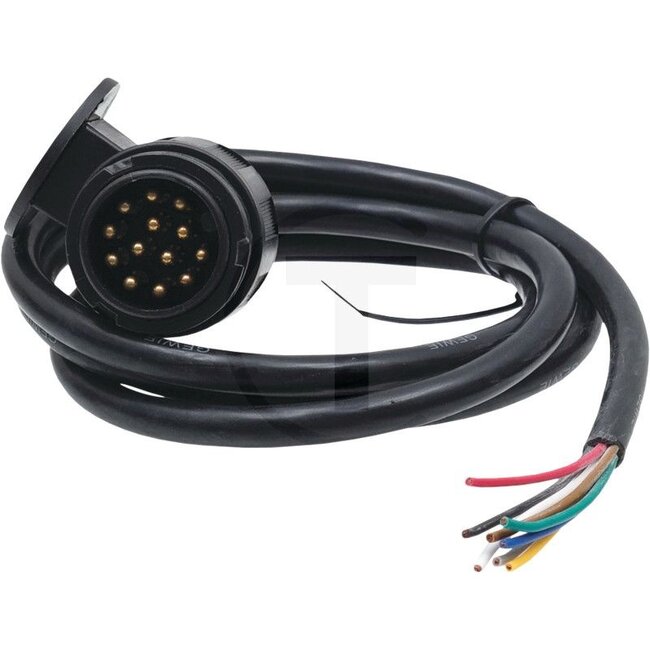 GRANIT Reparatursatz Stecker 13-polig, 7 x 1 mm², Kabel 1500 mm, 12 V