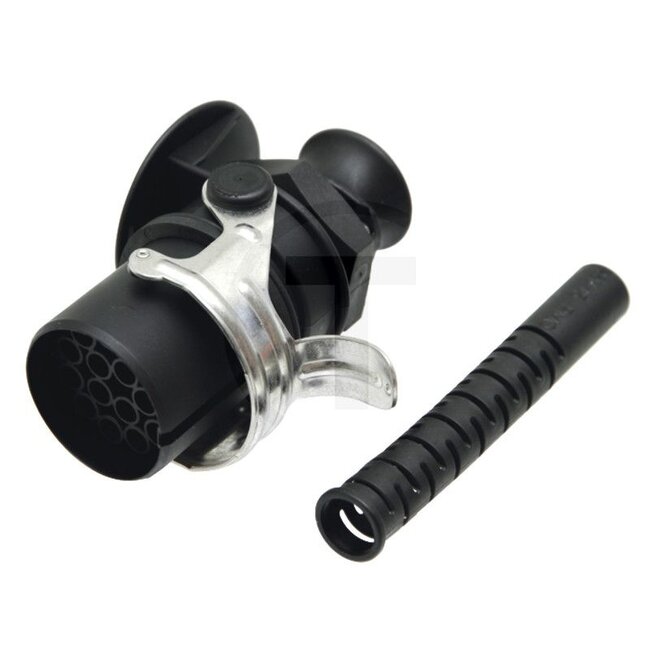 GRANIT Plug 15-pin - 50751305243, 180285 | Connection: Crimp contact | Cross section: 12 x 1,5 mm² | Protection class: IPX9K | Test mark: ADR/GGVSE approval | Number of pins: 15 | Additional information: With strain relief | DIN/ISO: 12098