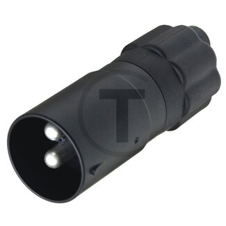 GRANIT Plug 2-pin, 24 V, 46 x 53 x 118 mm, metal, DIN/ISO VG 96917
