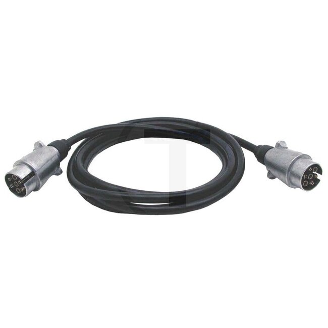 ERICH JAEGER Verlengkabel 7-polig 12 V, 2 stekkers metaal, 1 x 1,5 mm², 2,8 m | 601043, 50743965, 303041-1-T