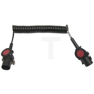M&K Elektrowendel EBS 7-polig 24 V, 5 x 1,5 + 2 x 4,0 mm², 4,5 m, Kunststoff