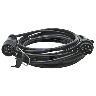ERICH JAEGER Connecting cable 7-pin 12 V, plug and socket plastic, 10 m