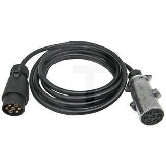 GRANIT Verbindungsleitung 7-polig 12 V und 24 V, 2 Stecker, 7 x 1,5 mm², 3,5 m