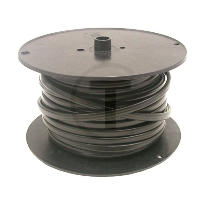 GRANIT Leitung - 50751274248/00, 8KL712977-002 | Querschnitt: 2 x 1,5 mm² | Farbe: schwarz | Rollenlänge: 25 m | Adernfarben: rot / schwarz | Ausführung: FLYY | Anzahl Adern: 2