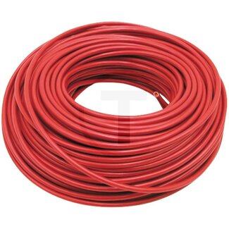 Kabel 6 mm², rood - 50 meter
