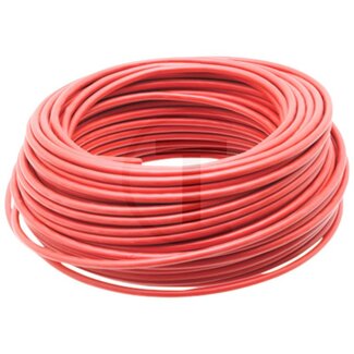 HELLA Cable - Cross section: 10 mm², Colour: red, Roll length: 50 m