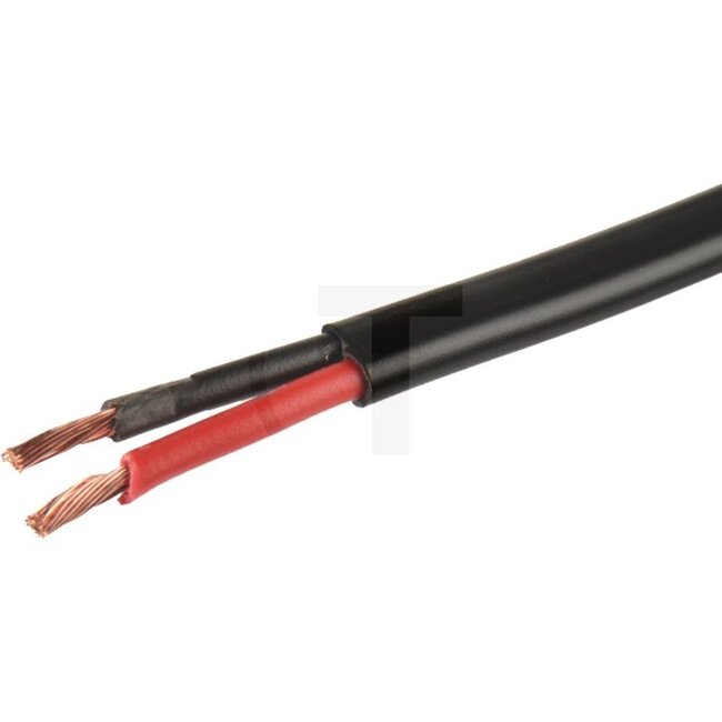 GRANIT Elektroleitung - 50751275448000 | Doorsnede: 1,5 mm² | Kleur: zwart | Kabellengte: 5 m | Materiaal: PVC | Uitvoering: • 2-aderig  | • FLYY | Aantal polen: 2 | Extra informatie: Eén- of tweeaderige voertuigkabels FLYY, soortgelijk aan DIN 450 6722, met dub