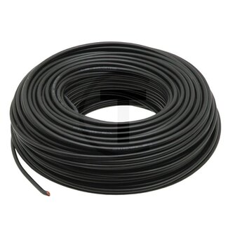 GRANIT Kunststof kabel FLYY 1 x 2,5 mm² zwart - 50 meter