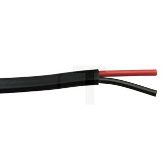 GRANIT Kabel 2 x 0,5 mm² rood, zwart - 50 meter