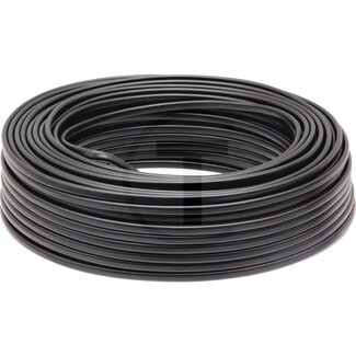 GRANIT Kabel 2 x 1,5 mm², grijs / zwart - 50 meter