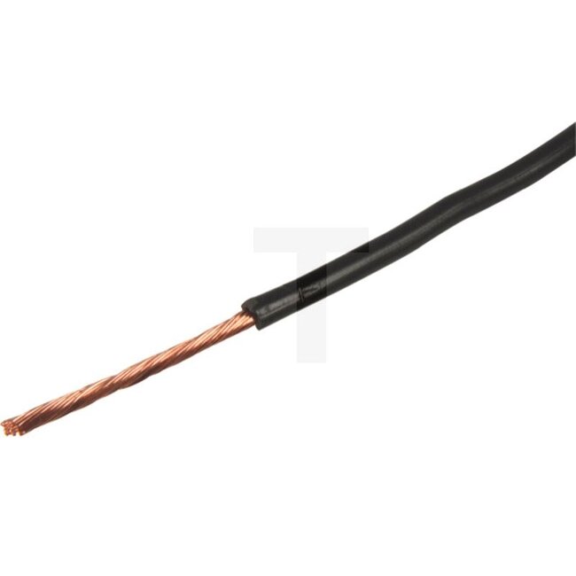 GRANIT Elektroleitung - 50751275408000 | Cross section: 1,5 mm² | Colour: Black | Length: 5 m | Material: PVC | Version: • 1-core  | • FLY | Number of pins: 1 | Additional information: FLYY single- or double-core vehicle cables, in accordance with DIN 450 6722,