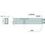 GRANIT Electrical cable 2x 1,5 mm² black/white, left, Aspöck P&R - 100 metre