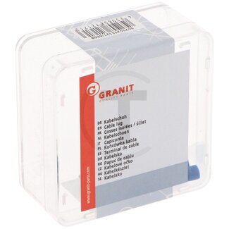 GRANIT Ringverbinder Ø 4,3 mm, 1,5 - 2,5 mm², blau - 10 Stück