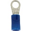 GRANIT Ring connectors blister pack, 10 pcs - 50750252121/66SB | Version: Partially insulated | Colour: Blue | Eyelet hole Ø: 4,3 (M4) mm | Cross section: 1,5 - 2,5 mm² | DIN/ISO: 46237 | Material: Copper / PA (polyamide)