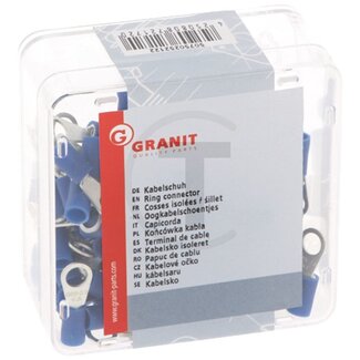 GRANIT Ringverbinder blau M5, 1,5 - 2,5 mm², DIN 46237 - 100 Stück
