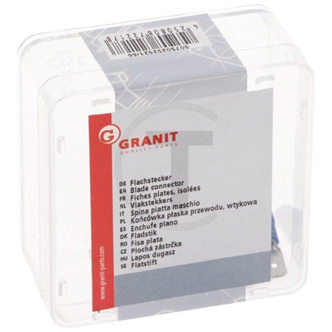 GRANIT Fiche plate - 10 pièces - 50750252521/66