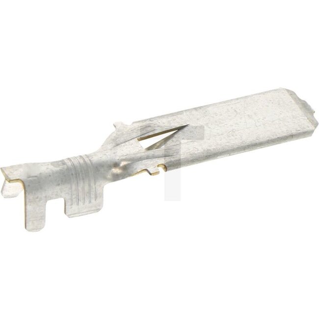 GRANIT Vlakstekker, 50 stuks - 50750251237 | Doorsnede: 4.0 - 6.0 mm² | Uitvoering: met vergrendelingslipje | Lengte: 37.34 mm | Materiaal: Messing | Oppervlakte: vertind | Stekker: 9,5 x 1,17