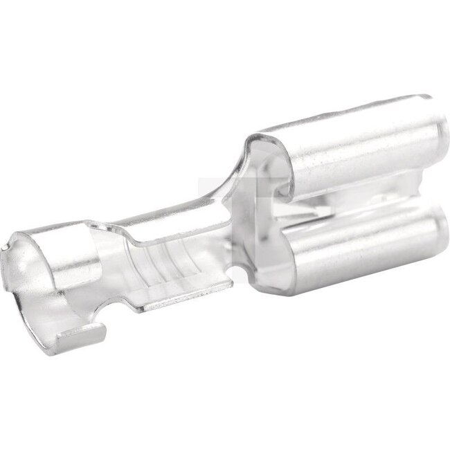 HELLA VPE100 Leitungsverbinder, silber, 100 pcs - 4558KW 744820003, 8KW744820003 | Cross section: 1,5 - 2,5 mm² | Version: With lock | Colour: Silver | Surface: Tinned | Plug: 6,3 x 0,8