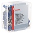 GRANIT Blade terminal bush, 100 pcs - 50750252511, 47045 | Cross section: 1,5 - 2,5 mm² | Version: Partially insulated | Plug width: 6,3 x 0,8 mm | Colour: Blue | Description: 6.3 x 0.8, blue, for cable 1.5-2.5 mm² | Material: Brass/PVC | Surface: Tinned | Plug: