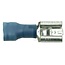 GRANIT Blade terminal bush, 50 pcs - 50750252513 | Cross section: 1,5 - 2,5 mm² | Version: Partially insulated | Plug width: 8,0 x 0,8 mm | Colour: Blue | Description: "8.0 x 0.8, blue, for cables 1.5 - 2.5 mm²" | Material: Brass/ PVC | Surface: Tinned | DIN/ISO