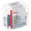 GRANIT Blade terminal bush, 50 pcs - 50750252513 | Cross section: 1,5 - 2,5 mm² | Version: Partially insulated | Plug width: 8,0 x 0,8 mm | Colour: Blue | Description: "8.0 x 0.8, blue, for cables 1.5 - 2.5 mm²" | Material: Brass/ PVC | Surface: Tinned | DIN/ISO