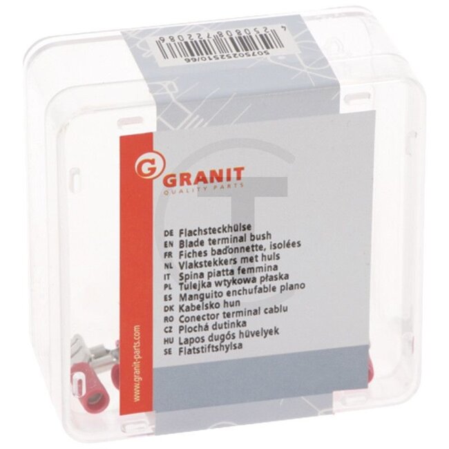 GRANIT Fiche baïonnette - 10 pièces - 50750252510/66