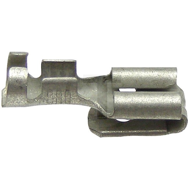 GRANIT Flachsteckhülse, 100 Stück - 50750251268 | Ausführung: Steckverteiler, Messing verzinkt, 4,8 mm, für Kabel 1,0 - 2,5 mm² | Material: Messing | Querschnitt: 1,5 - 2,5 mm² | Oberfläche: verzinkt | Stecker: 4,8 x 0,8