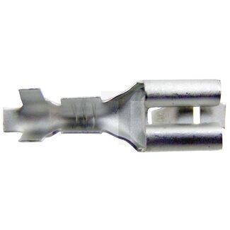 GRANIT Flachsteckhülsen 0,5 - 1,0 mm², Rastnase - 100 Stück