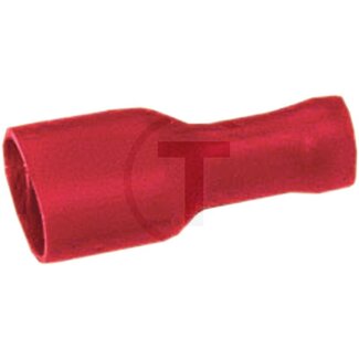 HELLA Vlakstekkerhulzen 0,5 - 1,0 mm², 6,3 x 0,8 mm, rood - 50 stuks