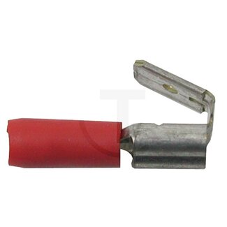 GRANIT Verdeelstekkers 6,3 mm, 0,5 - 1,0 mm², rood, geïsoleerd - 50 stuks