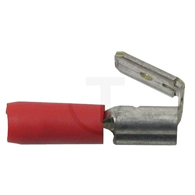 GRANIT Steckverteiler 6,3 mm, 0,5 - 1,0 mm², rot, isoliert - 50 Stück