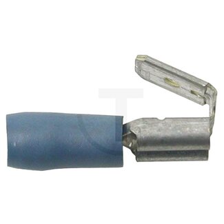 HELLA Piggyback connectors - 50 pcs - Version: Insulated, with branch, 6.3 mm, blue