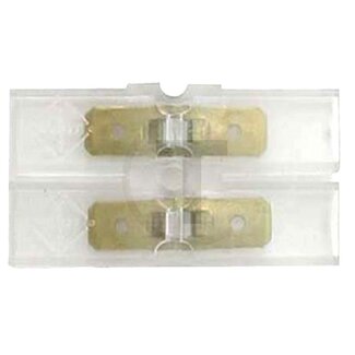 HELLA Verdeelstekkers 6,3 x 0,8 mm, 40 mm lang, 2-polig - 25 stuks