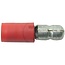 GRANIT Penstekkers rood Ø 4 mm, kabel 0,5 - 1 mm² - 100 stuks - 47034