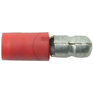 HELLA Penstekkers rood, Ø: 4 mm, voor kabels van 0,5 - 1 mm², 100 stuks