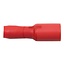 GRANIT Circular sockets red Ø 4 mm, cable 0,5 - 1 mm² - blister 10 pieces