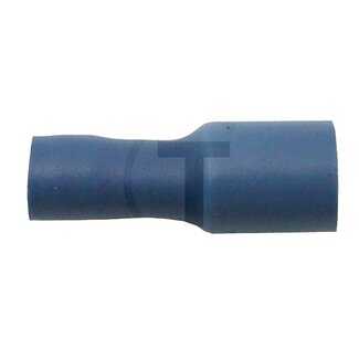 GRANIT Round push-on contacts Blue, Ø 5 mm for cables 1.5 - 2.5 mm², Blister pack, 10 pcs