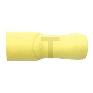 GRANIT Rondstekkerhulzen geel, Ø: 5 mm, voor kabels van 4 - 6 mm² - 50 stuks