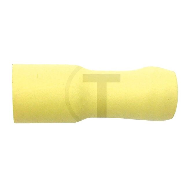 GRANIT Round push-on contacts yellow, Ø 5 mm, for cable 4 - 6 mm², 50 pcs - 50750252536, 47039 | Version: yellow, Ø 5 mm, for cable 4 - 6 mm² | Menke no.: 51882