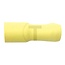 Round push-on contacts yellow, Ø 5 mm, for cable 4 - 6 mm², 50 pcs - 50750252536, 47039 | Version: yellow, Ø 5 mm, for cable 4 - 6 mm² | Menke no.: 51882