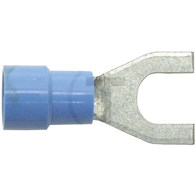 HELLA Cable lugs, 50 pcs - 4558KW 044282003, 8KW044282003 | Version: Blue, M5, for cable 1.5 - 2.5 mm²