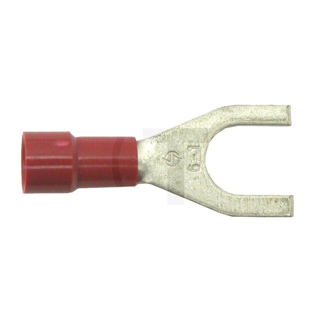 GRANIT Fork connector M 6, 0,5 - 1,0 mm², red - 100 pieces | 47024