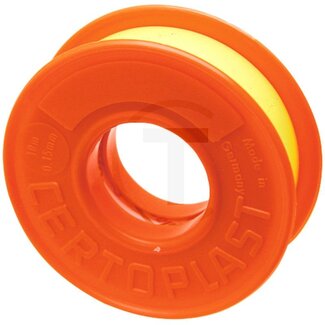 Isolierband gelb 10 m x 15 mm | hohe Klebkraft, 2 Stück