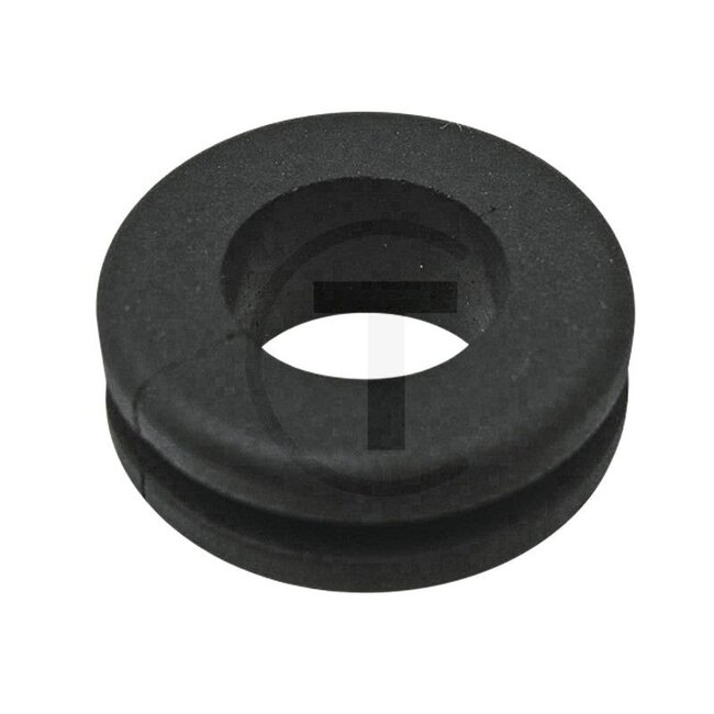 GRANIT Doorvoerrubers, 50 stuks - 50750280213 | d: 13 mm | D1: 21 mm | D: 26 mm | H: 9 mm | h2: 2 mm | Kleur: zwart | Materiaal: NBR (nitrilbutadieenrubber) | Extra informatie: • Dubbelzijdig  | • Open